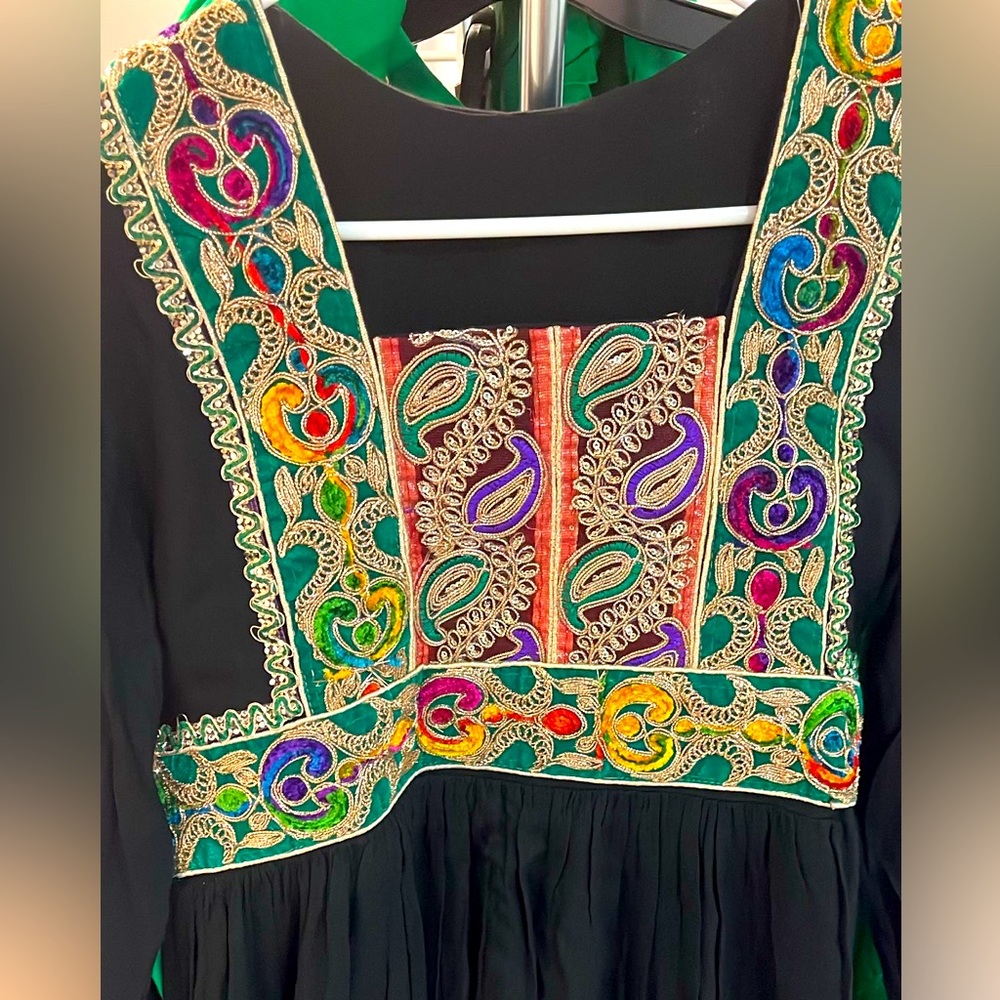 Maxi Afghan Dress (Medium)